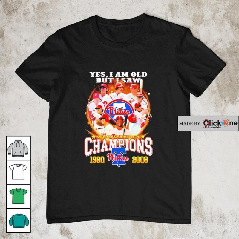 15th anniversary 2008 world series 2023 Philadelphia Phillies signatures shirt