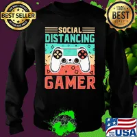 Social distancing gamer vintage s 17