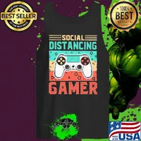 Social distancing gamer vintage s 6
