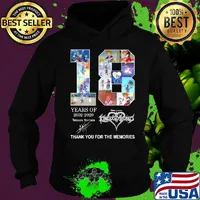 18 years of 2002 2020 disney kingdom hearts tetsuya nomura thank you for the memories signature s Hoodie