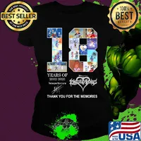 18 years of 2002 2020 disney kingdom hearts tetsuya nomura thank you for the memories signature s Ladies tee