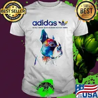 Adidas all day I dream about Adorable Boston Terrier life shirt