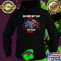 avengers hulk captain america iron man thor real heroes don't wear capes they wear scrubs doctor s Hoodie