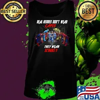 avengers hulk captain america iron man thor real heroes don't wear capes they wear scrubs doctor s Tank top