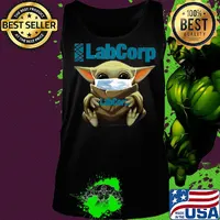 Baby Yoda mask hug Labcorp s Tank top