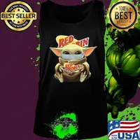 Baby Yoda mask hug Red Robin America's gourmet Burgers and spirits s Tank top