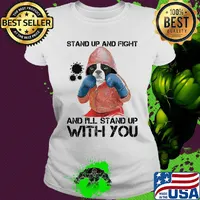 Bulldogs stand up and fight and i’ll stand up with you coronavirus s Ladies tee
