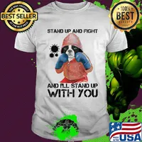 Bulldogs stand up and fight and i’ll stand up with you coronavirus shirt