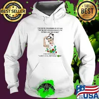 Care givver Nurse the devil whispered in my ear and I whispered 6 feet back motherfucker s Hoodie