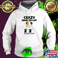 Crazy guinea pig lady 2020 quarantined toilet paper mask covid-19 s Hoodie