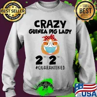 Crazy guinea pig lady 2020 quarantined toilet paper mask s Sweater