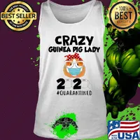 Crazy guinea pig lady 2020 quarantined toilet paper mask s Tank top