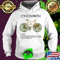 Cycopath a person suffering from chronic bike riding disorder with abnormal urges to ride and feel free s Hoodie