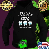 Dental hygienist 2020 #quarantined ncov 2019 shirt