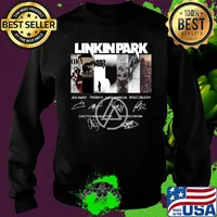 Linkinpark logo joe hahn phoenix mike shinoda brad delson chester bennington rob bourdon signatures s Sweater