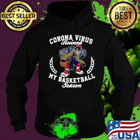 New Orleans Pelicans corona virus ruined my basketball season s Hoodie