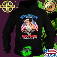 Nurse Not all heroes wear capes my mother wears scrubs American flag veteran s Hoodie