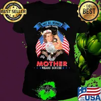 Nurse Not all heroes wear capes my mother wears scrubs American flag veteran s Ladies tee