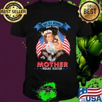 Nurse Not all heroes wear capes my mother wears scrubs American flag veteran shirt
