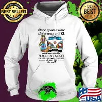 Once upon a time there was a girl who was mostly peace love and light and little go f yourself it was me the end s Hoodie