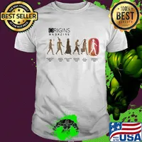 Origins magazine prehistoric african man kemetic spiritual afro asiatic noble colonized enslaved self seeking tomorrow's diasporan man shirt