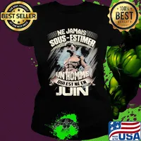 Popeye ne jamais sous-estimer une homme qui est nee en juin s Ladies tee
