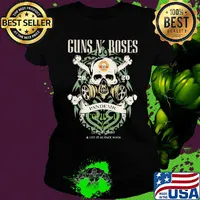 Skull guns n’ roses 2020 pandemic covid-19 in case of emergency cut this shirt and use it as face mask s Ladies tee