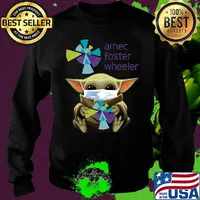 Star wars baby yoda hug amec foster wheeler mask covid-19 s Sweater