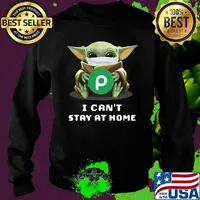 Star wars baby yoda hug publix I can’t stay at home mask covid-19 s Sweater