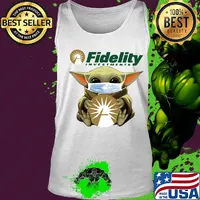 Star wars baby yoda mask hug fidelity investments covid-19 s Tank top