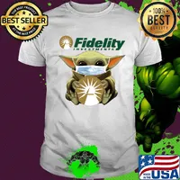Star wars baby yoda mask hug fidelity investments covid-19 shirt