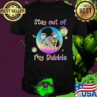 Stay out of my bubble Rottweiler mask shirt