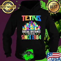 Tetris social distance training since 1984 s Hoodie