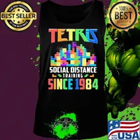 Tetris social distance training since 1984 s Tank top