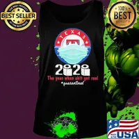 Texas rangers 2020 the year when shit got real quarantined toilet paper mask covid-19 s Tank top