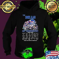 The Buffalo Bills 60th anniversary 1960-2020 signatures thank you for the memories s Hoodie