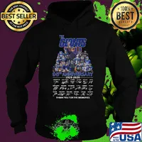 The New York Giants 95th anniversary 1925-2020 signature thank you for the memories s Hoodie