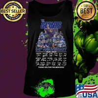 The New York Giants 95th anniversary 1925-2020 signature thank you for the memories s Tank top