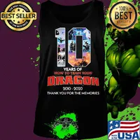 10 years of how to train your dragon movie 2010 2020 thank you for the memories s Tank top