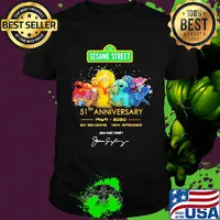 123 sesame street 51th anniversary 1969 2020 50 seasons 4514 episodes joan ganz cooney signature shirt