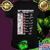 126th anniversary 1894 2020 arkansas razorbacks football team signatures shirt