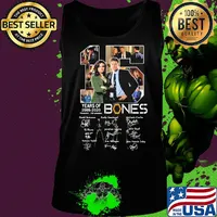 15 years of 2005 2020 bones thank you for the memories signatures s Tank top