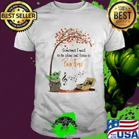 Baby Yoda sometime I need to be alone and listen to Pink Floyd autumn shirt