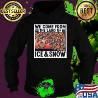 Butterflies we come from the land of ice and snow vintage s Hoodie