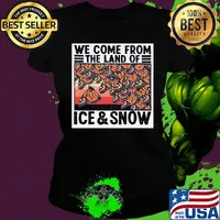 Butterflies we come from the land of ice and snow vintage s Ladies tee