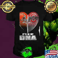 Cleveland browns and cleveland indians heart it's in my dna shirt