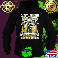 Daddy and daughter not always eye to eye but always heart to heart green bay packers happy father's day s Hoodie