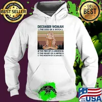 December woman the soul of a with the fire of a lioness yoga vintage s Hoodie