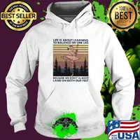 Flamingo life is about learning to balance on the leg because we don’t always land on both our feet vintage s Hoodie