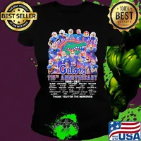 Florida gators 115th anniversary 1906 2021 thank you for the memories signatures s Ladies tee